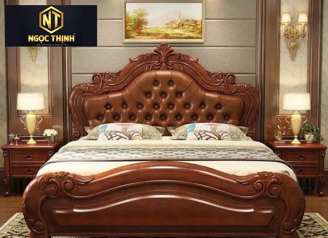 GIƯỜNG NGỦ GỖ QUÝ TỘC - GNG05